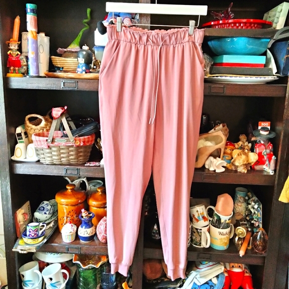 lululemon athletica Pants - Lululemon high waist drawstring waist joggers mauve 6